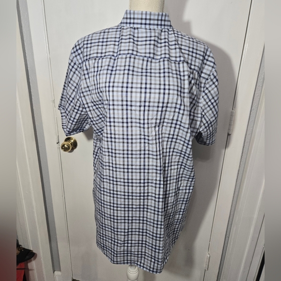 Calibrate Slim Fit Plaid Button Up Shirt Sz XL - Picture 4 of 6